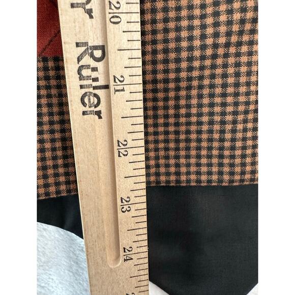 Handmade Cat Checked Plant Vest M L Texture Boho Festival Art - Picture 2 of 9